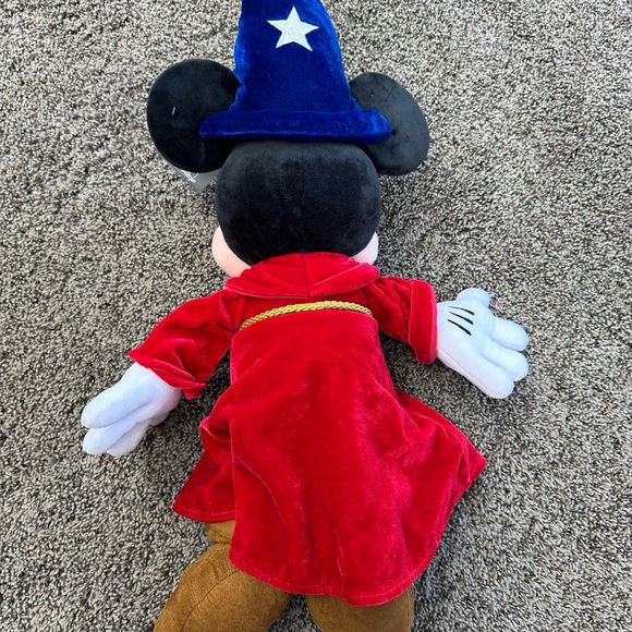 NWT Mickey Mouse Wizard Plush 24” Toy Sorcerer’s Apprentice Fantasia - Picture 3 of 6